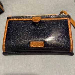 Consuela blue with glitter wallet